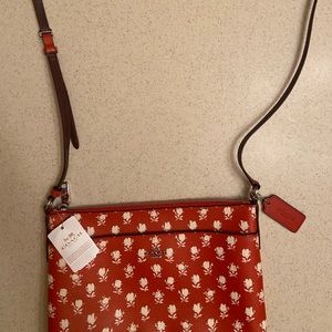 Rose Print COACH bag